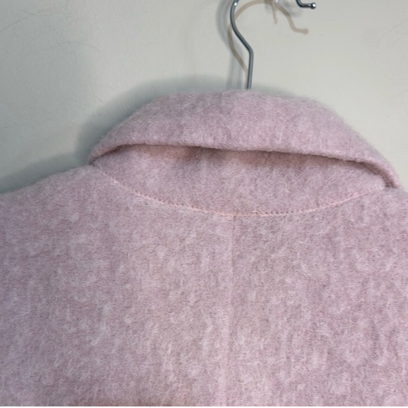 Vince Size Large Wool Blend Pink Belted Coat Size Large - Picture 11 of 11